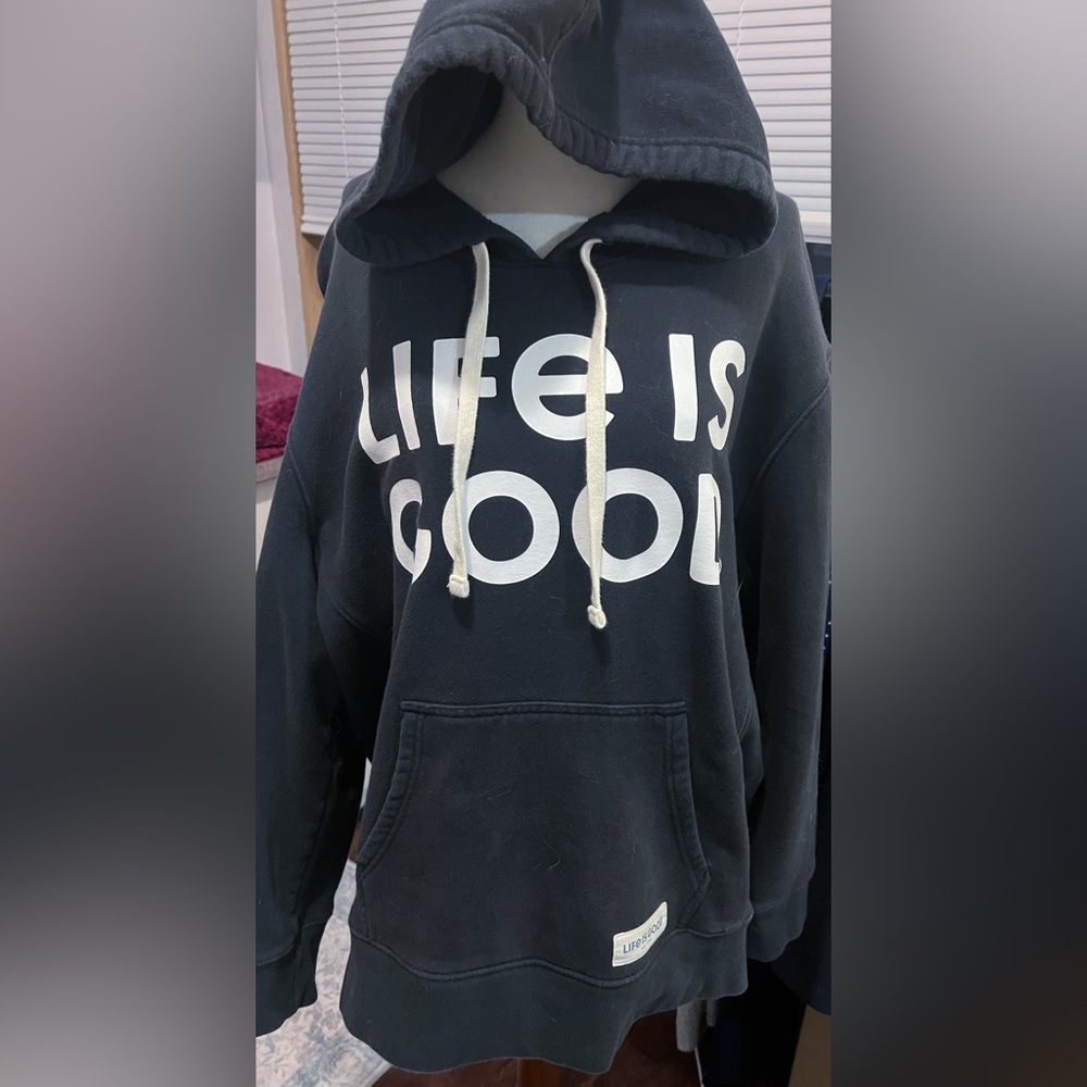 Life Is Good Charcoal Sweatshirt - Unisex Size XXL